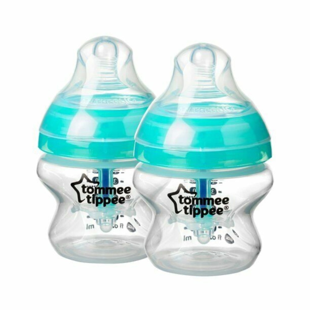Tommee Tippee Advanced Anti-Colic 5oz Baby Bottle with Heat Sensing 2Pack